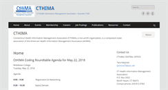 Desktop Screenshot of cthima.org